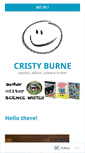 Mobile Screenshot of cristyburne.com